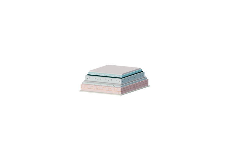 Insulated flat walkable roof - ACCA software Insulated flat walkable roof - ACCA software