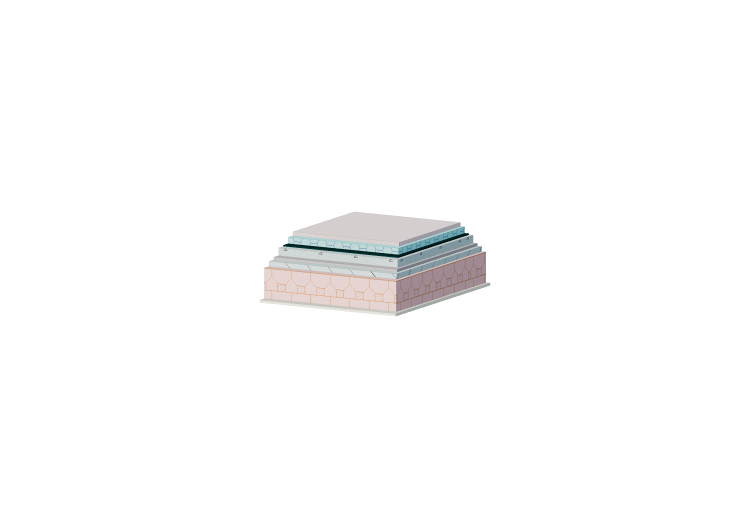 Couverture plane praticable isolée - ACCA software Couverture plane praticable isolée - ACCA software