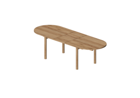 3D Tables - Oval table - Nikari - Basic