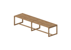 Mesas 3D - Mesa retangular - Nikari - Frame