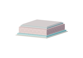 Forjado con viguetas y bovedillas aislado intrad&oacute;s
