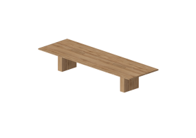 3D Tables - Rectangular table - Nikari - Linea - KVP11