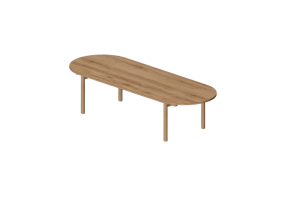 Mesas 3D - Mesa ovalada - Nikari - Basic