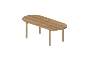 Mesas 3D - Mesa oval - Nikari - Basic