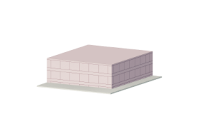 Stone block and plaster vault