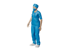 Persone 3D - Infermiera