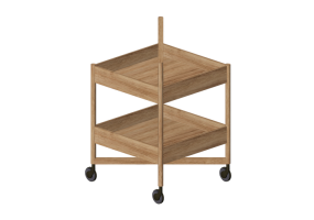 Librerie 3D - Tavolo quadrato - Nikari - Taso