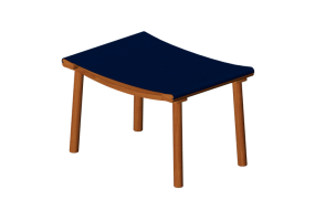 Cadeira 3D - Apoio para os p&eacute;s - Nikari - December