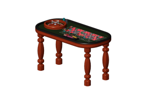 3D Gaming gear - American Roulette Table