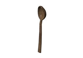 3D Geschirr und Besteck - Holzl&ouml;ffel