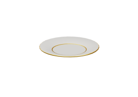 Stoviglie e posate 3D - Piatto decorato in oro
