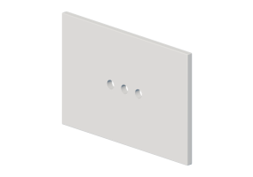 Accesorios 3D - Placa ducha - Flaminia - PT60B3 - Plate