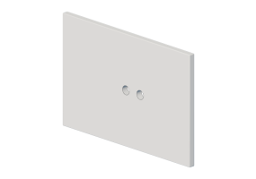 Accessoires 3D - Receveur de douche - Flaminia - PT60B - Plate