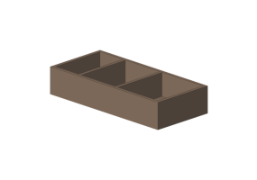 3D Accessories - Drawerset Insert - Geberit - Geberit Xeno&sup2; - 500.526.00.1