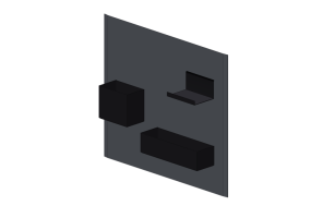 Accessoires 3D - Tableau magn&eacute;tique - Geberit - Geberit Acanto - 500.649.JK.2