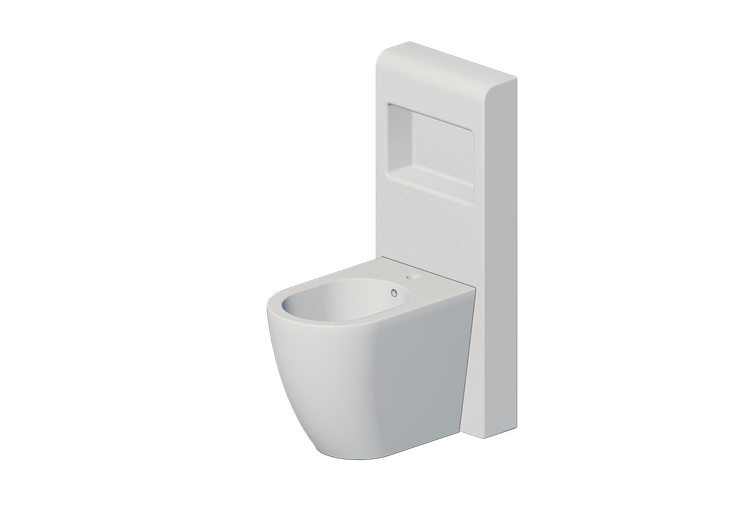 Bidet 3D - Bidet avec étagère - Flaminia - TR40+LK217 -... Bidet 3D - Bidet avec étagère - Flaminia - TR40+LK217 -...