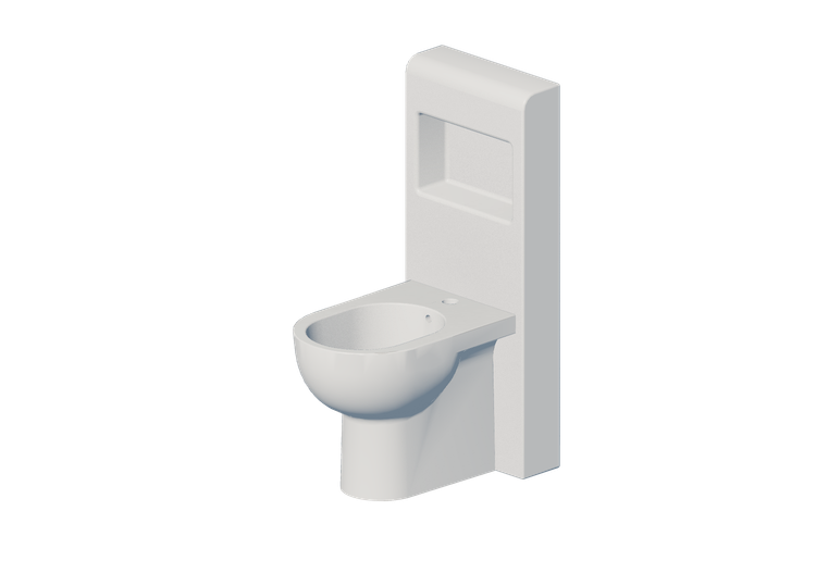 3D Bidet - Bidet- Keramikrückwand - Flaminia - TR40+QK217 -... 3D Bidet - Bidet- Keramikrückwand - Flaminia - TR40+QK217 -...