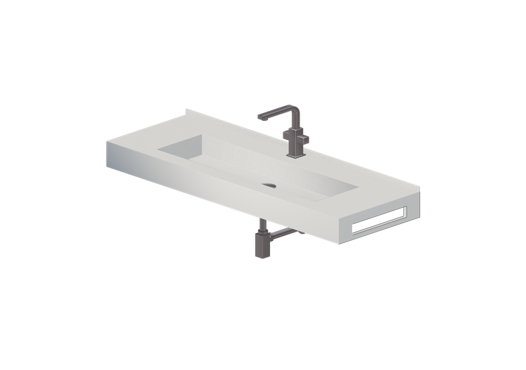 3D Sinks - Bathroom wash basin 1210x420mm - Fiora - FPCI06... 3D Sinks - Bathroom wash basin 1210x420mm - Fiora - FPCI06...