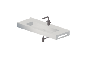 Pias 3D - Cuba 1210x420mm - Fiora - FPCI06