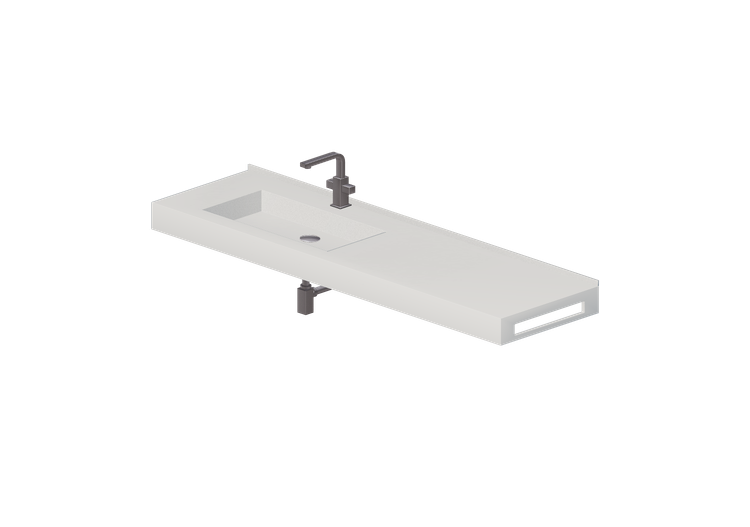 3D Waschbecken - Badezimmer Waschbecken 1710x480mm - Fiora... 3D Waschbecken - Badezimmer Waschbecken 1710x480mm - Fiora...
