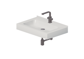 Lavabi 3D - Lavabo Bagno 710x480mm - Fiora - IPCIG01