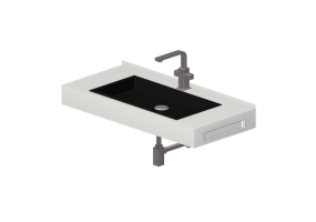Lavabos 3D - Lavabo Ba&ntilde;o encastrado 710x420mm - Fiora - FPCI0A