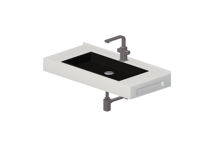 Lavabos 3D - Lavabo Salle de Bain à encaissement 710x420mm... Lavabos 3D - Lavabo Salle de Bain à encaissement 710x420mm...