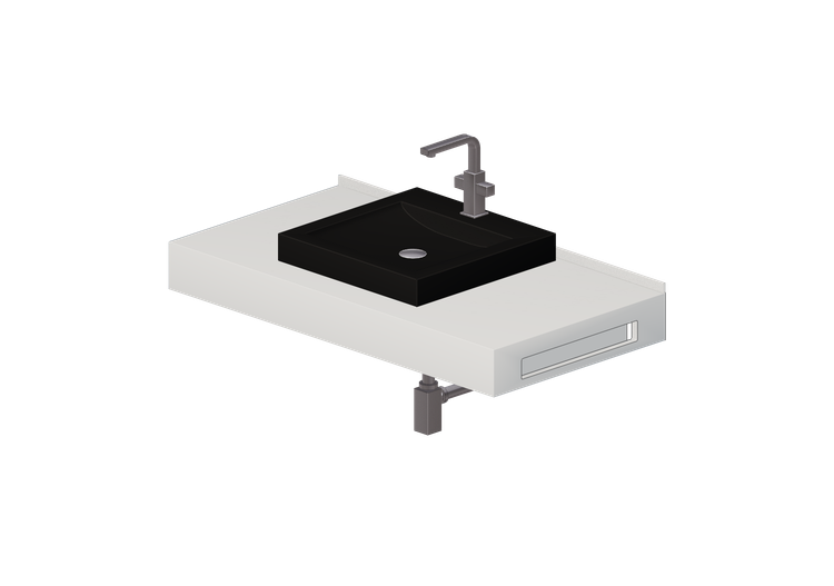 Lavabos 3D - Lavabo Baño sobrepuesto 710x480mm - Fiora -... Lavabos 3D - Lavabo Baño sobrepuesto 710x480mm - Fiora -...