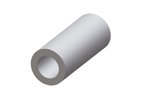 ACIER Zingué revêtu avec PVC lisse