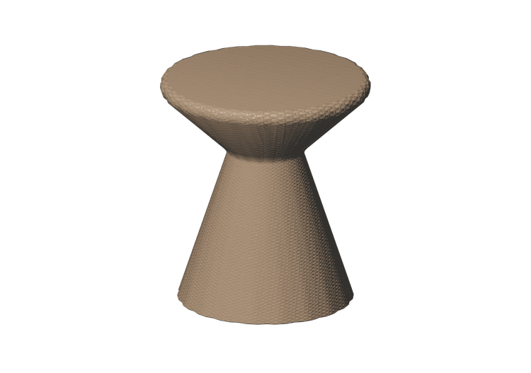 3D Tisch - Rattan-Tisch geflochten - Gervasoni - Bolla 13... 3D Tisch - Rattan-Tisch geflochten - Gervasoni - Bolla 13...