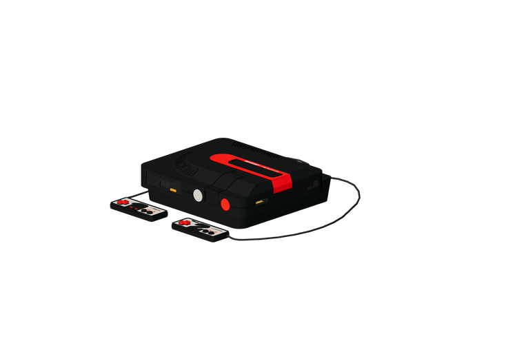 3D Electronic Devices - Sharp Twin Famicom - ACCA software 3D Electronic Devices - Sharp Twin Famicom - ACCA software