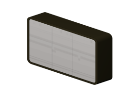 3D Mirrors - Bathroom Mirror cabinet 1200x600mm - Fiora - IEAU7