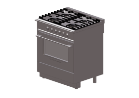 Cucine 3D - Cucina a gas - Fisher & Paykel - OR30SCG4X1- CA US 