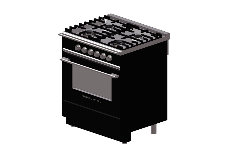 Cucine 3D - Cucina a gas - Fisher & Paykel - OR30SCG4B1 -... Cucine 3D - Cucina a gas - Fisher & Paykel - OR30SCG4B1 -...