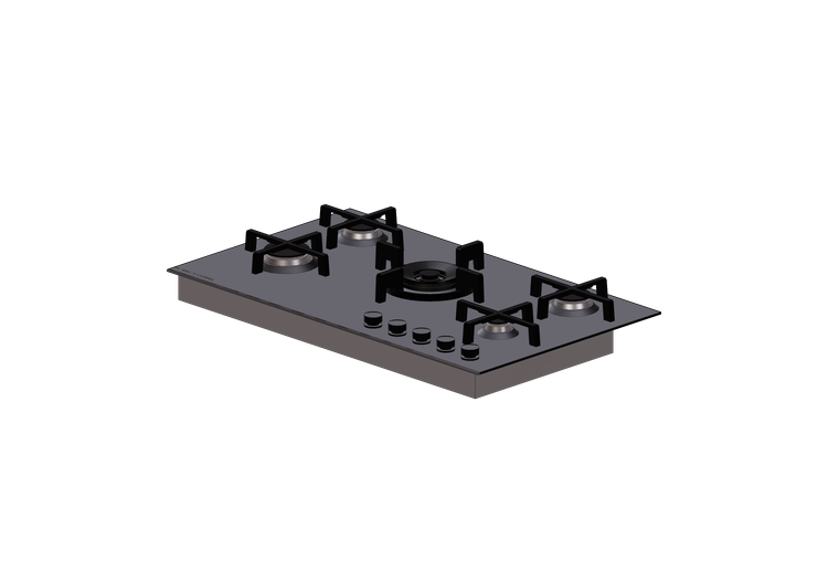 3D Haushaltgeräte - Gaskochfeld - Fisher & Paykel -... 3D Haushaltgeräte - Gaskochfeld - Fisher & Paykel -...