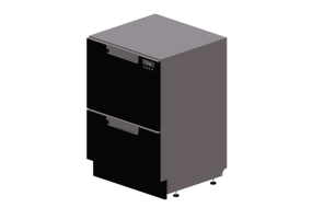 Elettrodomestici 3D - Lavastoviglie - Fisher & Paykel - DD24DCTB9 N - CA US