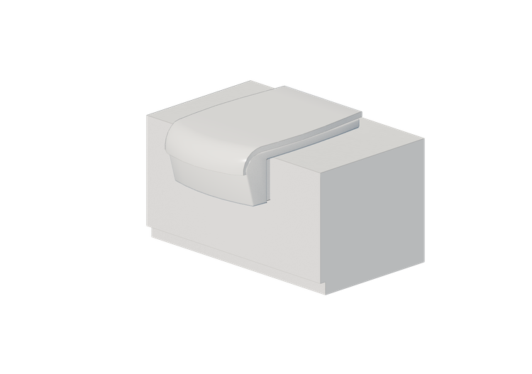 Vasi 3D - Vaso ad incasso - Flaminia - UNA75WB - Una -... Vasi 3D - Vaso ad incasso - Flaminia - UNA75WB - Una -...