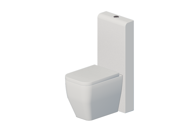 Vasos 3D - Vaso sanitário com caixa acoplada - Flaminia -... Vasos 3D - Vaso sanitário com caixa acoplada - Flaminia -...