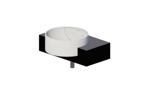 Lavabi 3D - Mensola con lavabo - Flaminia - F65054 - Forty6