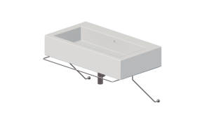 3D Sinks - Washbasin with support - Flaminia &ndash; STUB100+5051 - Acquagrande