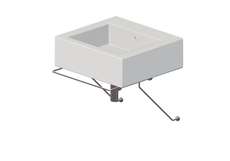 Lavabi 3D - Lavabo con supporto - Flaminia - STUB60+5052 -... Lavabi 3D - Lavabo con supporto - Flaminia - STUB60+5052 -...