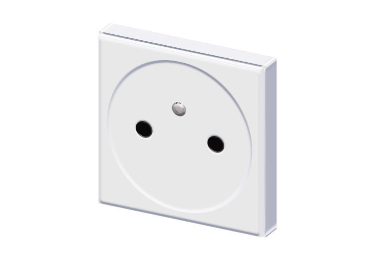 French socket 2P+E 16 A - 2 M - ACCA software French socket 2P+E 16 A - 2 M - ACCA software