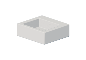 Lavabos 3D - Lavabo - Flaminia &ndash; 5052 - Acquagrande