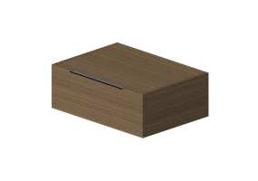 3D M&ouml;bel - H&auml;ngender Badezimmerschrank - Flaminia - BX287 - Box