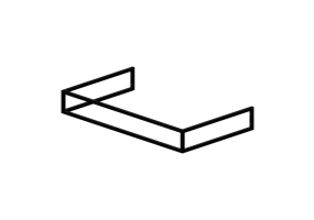 3D Accessories - Washbasin support - Flaminia - BM85S - Bloom