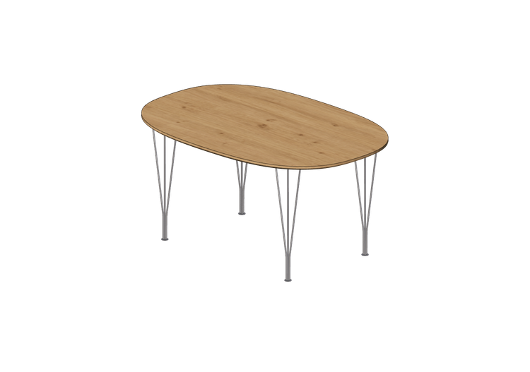 3D Tisch - Tisch rechteckig - Fritz Hansen - Series - B612... 3D Tisch - Tisch rechteckig - Fritz Hansen - Series - B612...