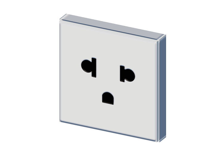 Tomacorriente euro-americano 2P+T 16 A - 2 M - ACCA... Tomacorriente euro-americano 2P+T 16 A - 2 M - ACCA...