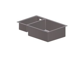3D Sinks - Twin tub wasbasin - Hansgrohe - 43429800