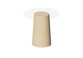 Tavoli 3D - Tavolo rotondo - Fritz Hansen - Stub - MS11