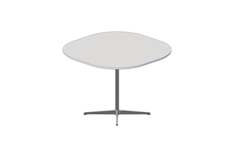 3D Tisch - Tisch quadratisch - Fritz Hansen - Series - A603... 3D Tisch - Tisch quadratisch - Fritz Hansen - Series - A603...
